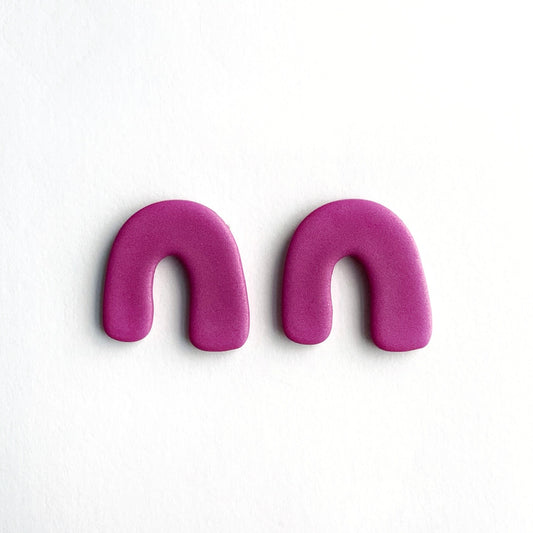 Turnip Arch Stud Earrings