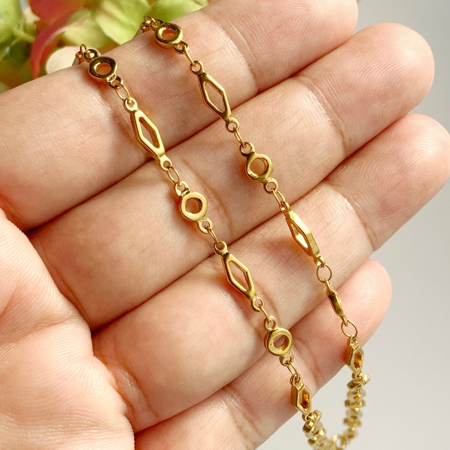 Stainless Steel 18K Gold-Plated PVD Coated Chain Necklaces