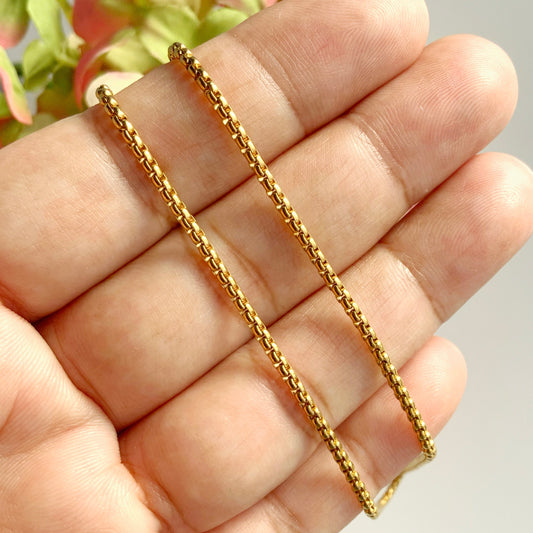 Stainless Steel 18K Gold-Plated PVD Coated Chain Necklaces
