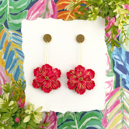 Spring Flower Earrings (several colors)