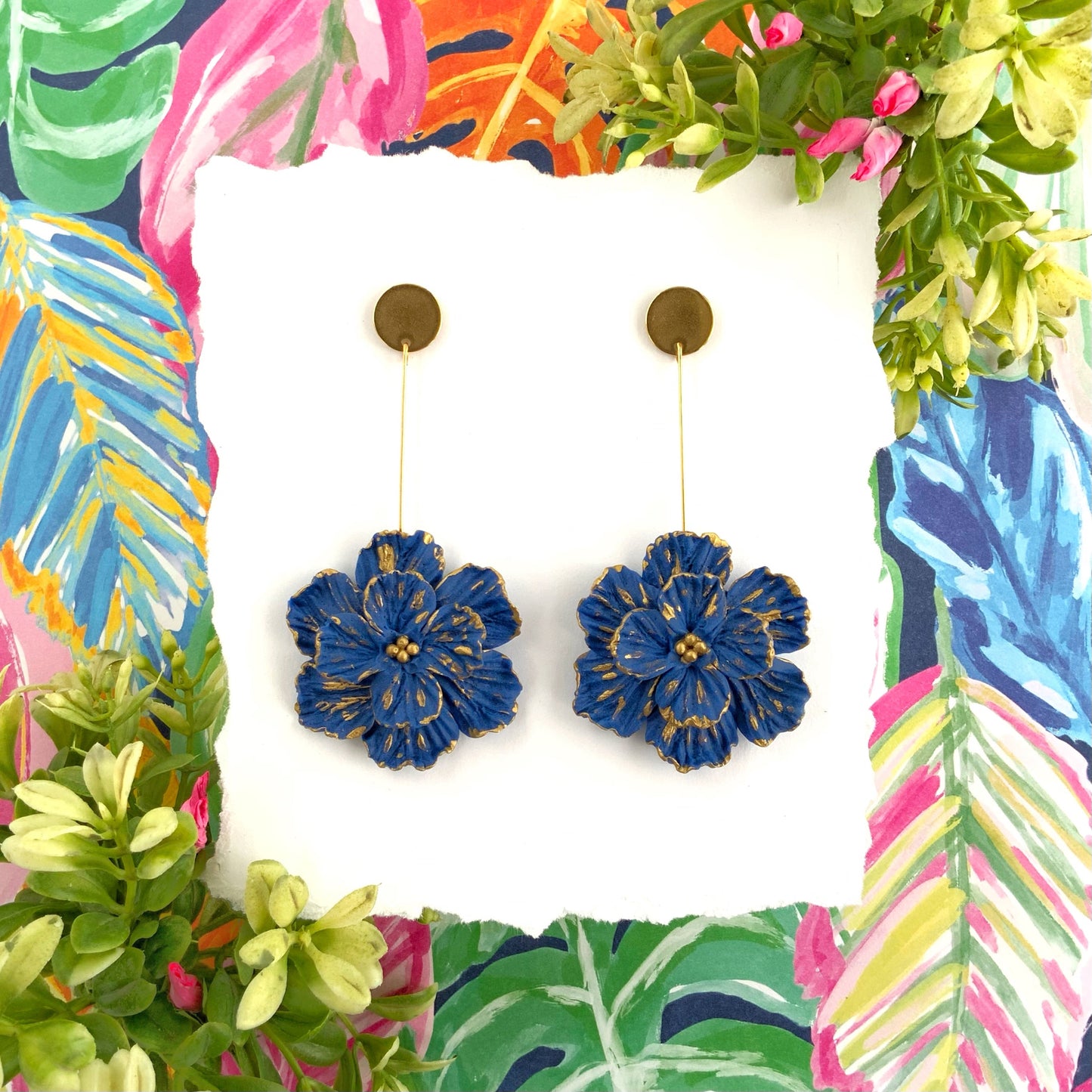 Spring Flower Earrings (several colors)
