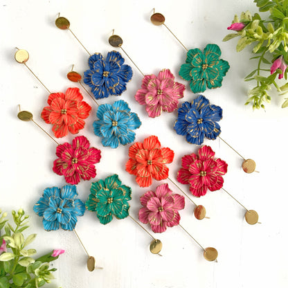 Spring Flower Earrings (several colors)
