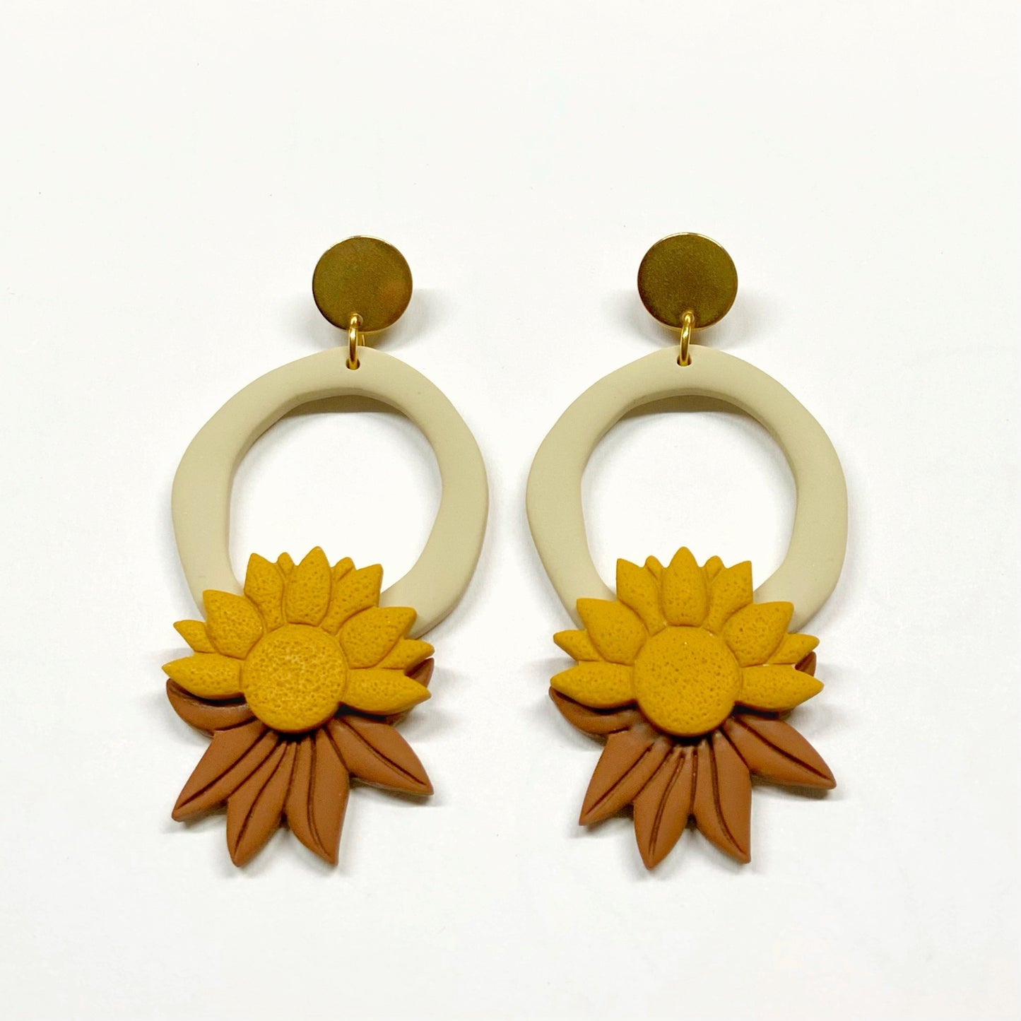 Sunflower Dangle Earrings