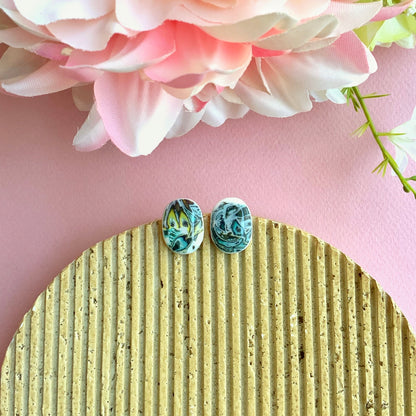 Green & Blue Studs-Small Size