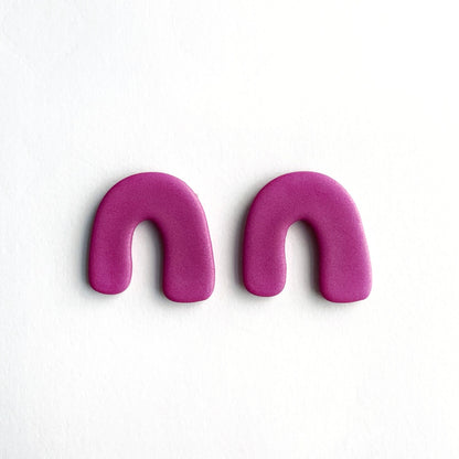 Turnip Arch Stud Earrings
