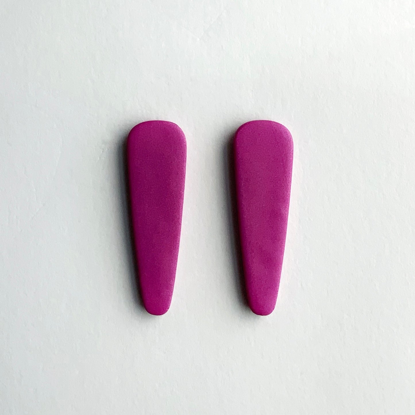 Turnip Long Bar Stud Earrings