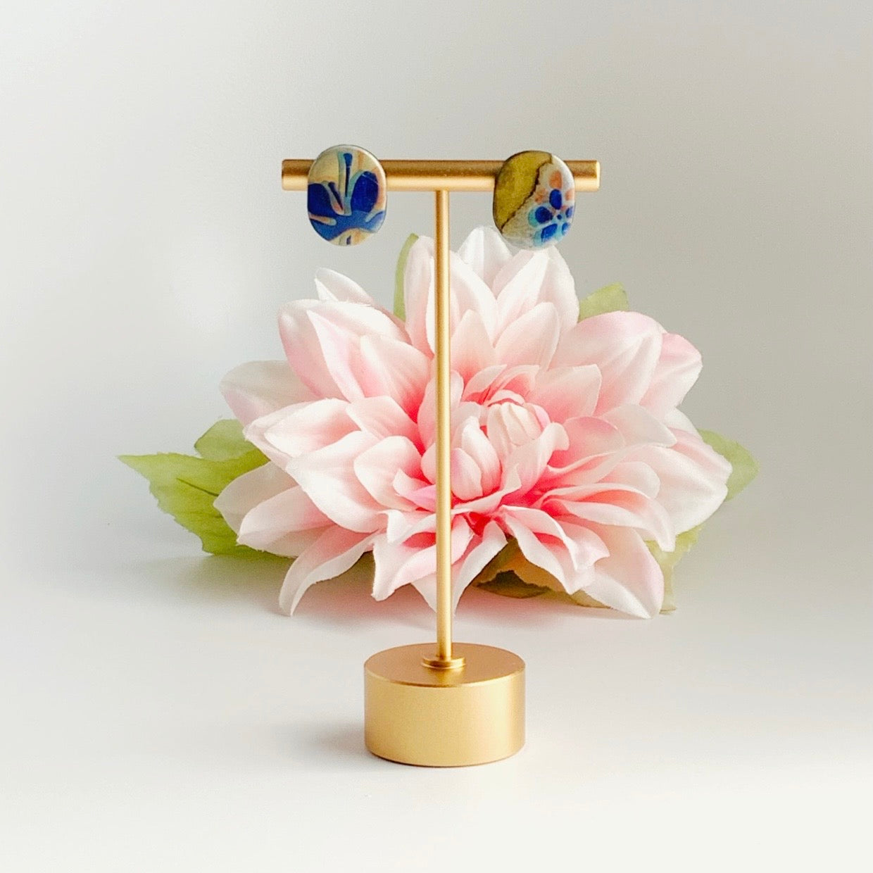 Organic Oval Studs-Small Size