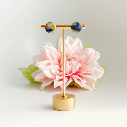 Organic Circle Studs-Small Size