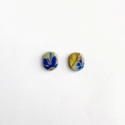 Organic Oval Studs-Small Size