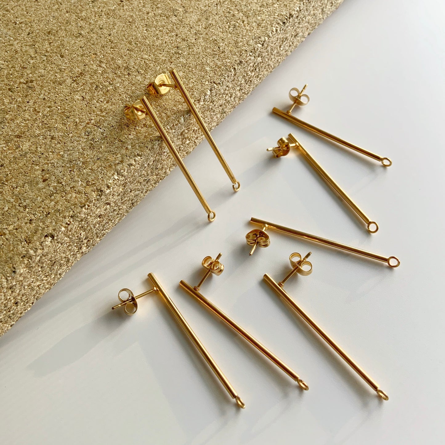 Bar Stud With Loop (Sold As a Pair)