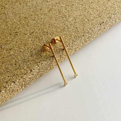 Bar Stud With Loop (Sold As a Pair)