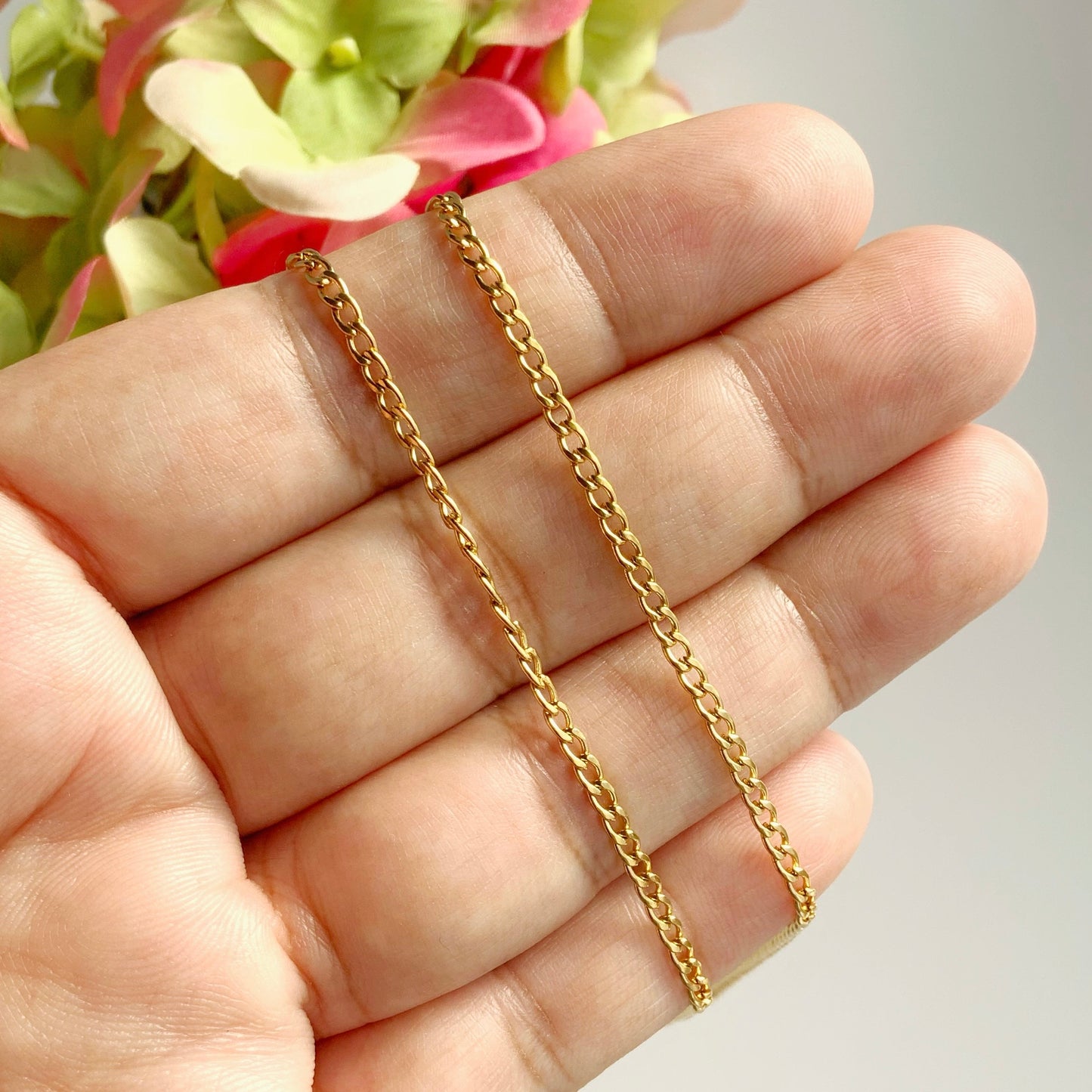 Stainless Steel 18K Gold-Plated PVD Coated Chain Necklaces