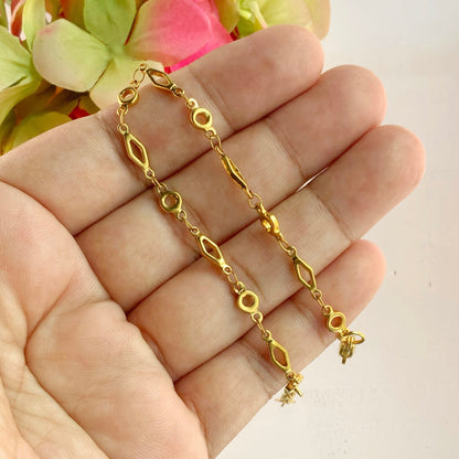 Stainless Steel 18K Gold-Plated PVD Coated Bracelet