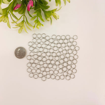 Stainless Steel Jump Rings for Jewelry Making – Multiple Sizes & Wire Gauges