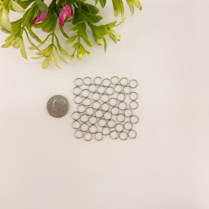 Stainless Steel Jump Rings for Jewelry Making – Multiple Sizes & Wire Gauges