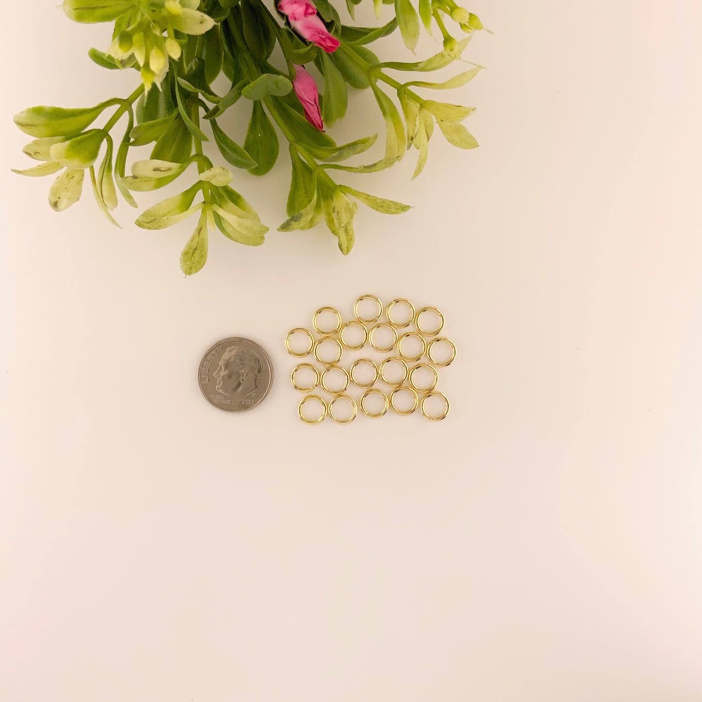 Gold Stainless Steel Jump Rings for Jewelry Making – Multiple Sizes & Wire Gauges