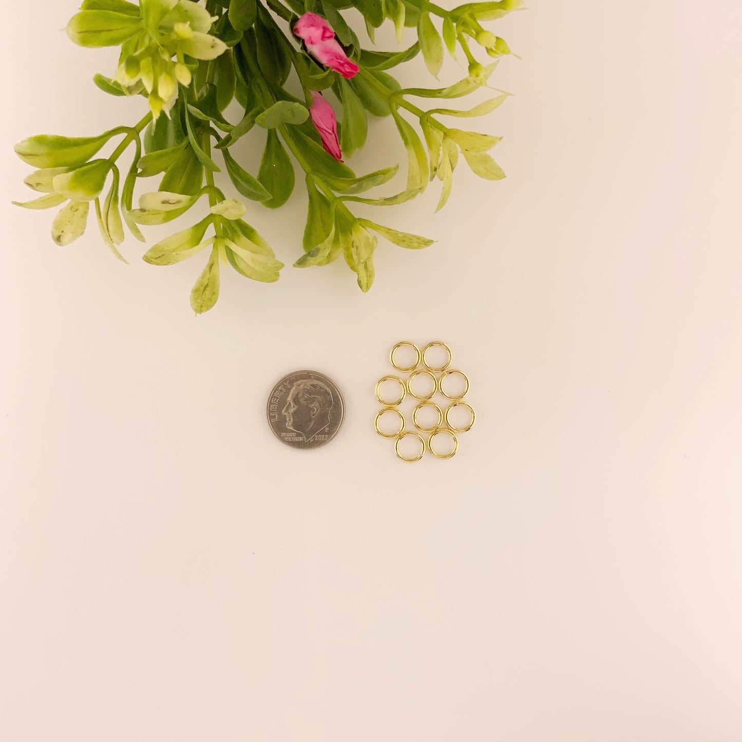 Gold Stainless Steel Jump Rings for Jewelry Making – Multiple Sizes & Wire Gauges