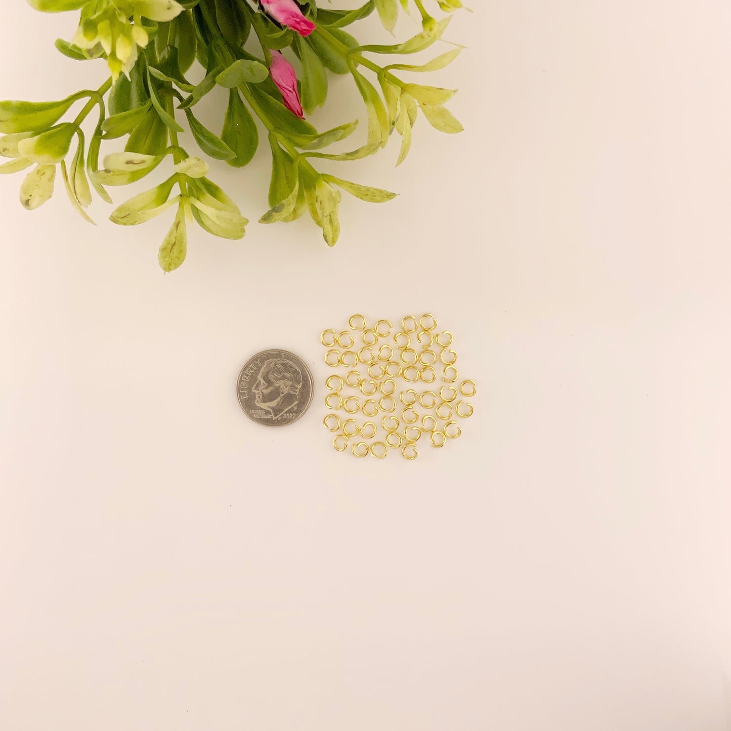 Gold Stainless Steel Jump Rings for Jewelry Making – Multiple Sizes & Wire Gauges