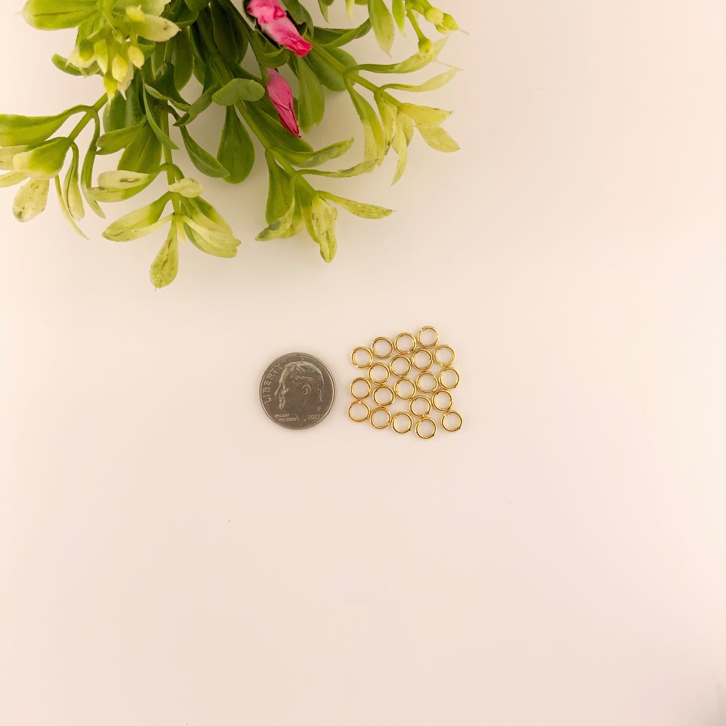 Gold Stainless Steel Jump Rings for Jewelry Making – Multiple Sizes & Wire Gauges