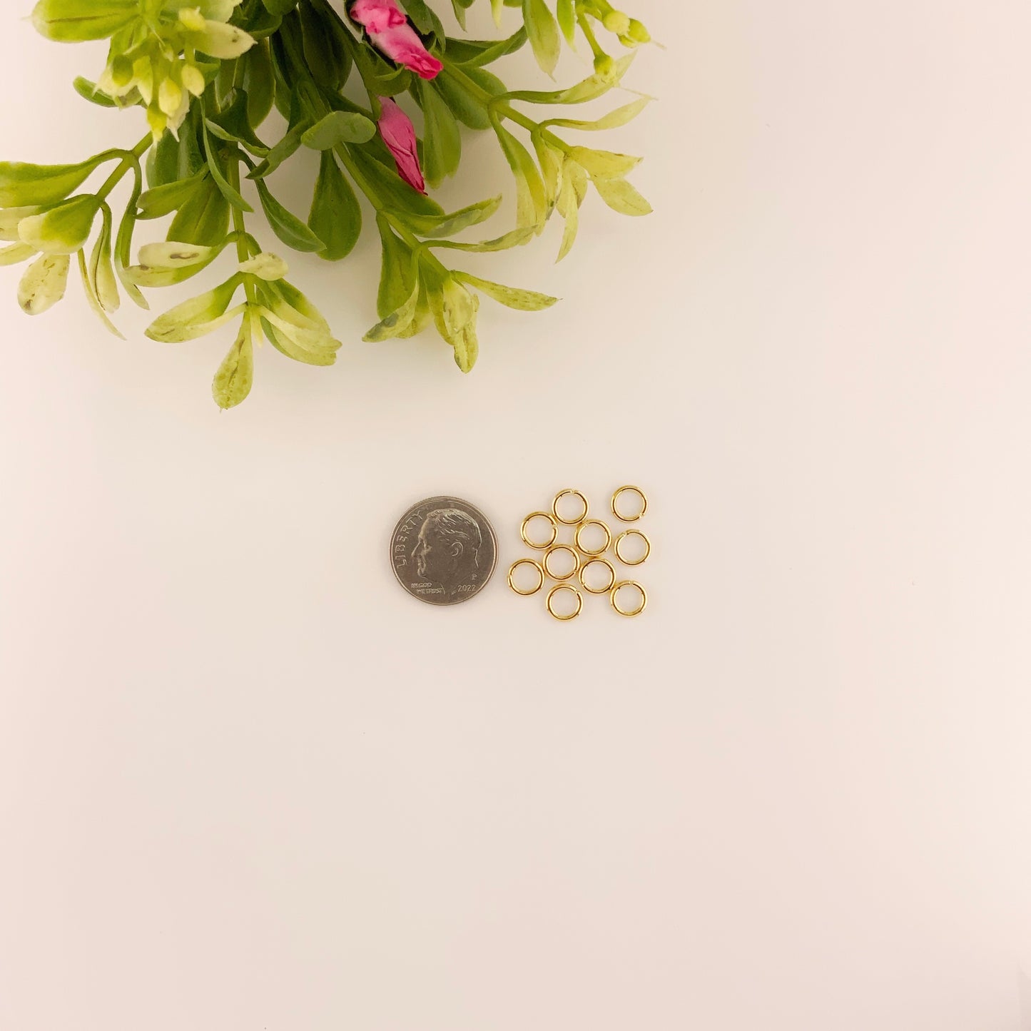 Gold Stainless Steel Jump Rings for Jewelry Making – Multiple Sizes & Wire Gauges