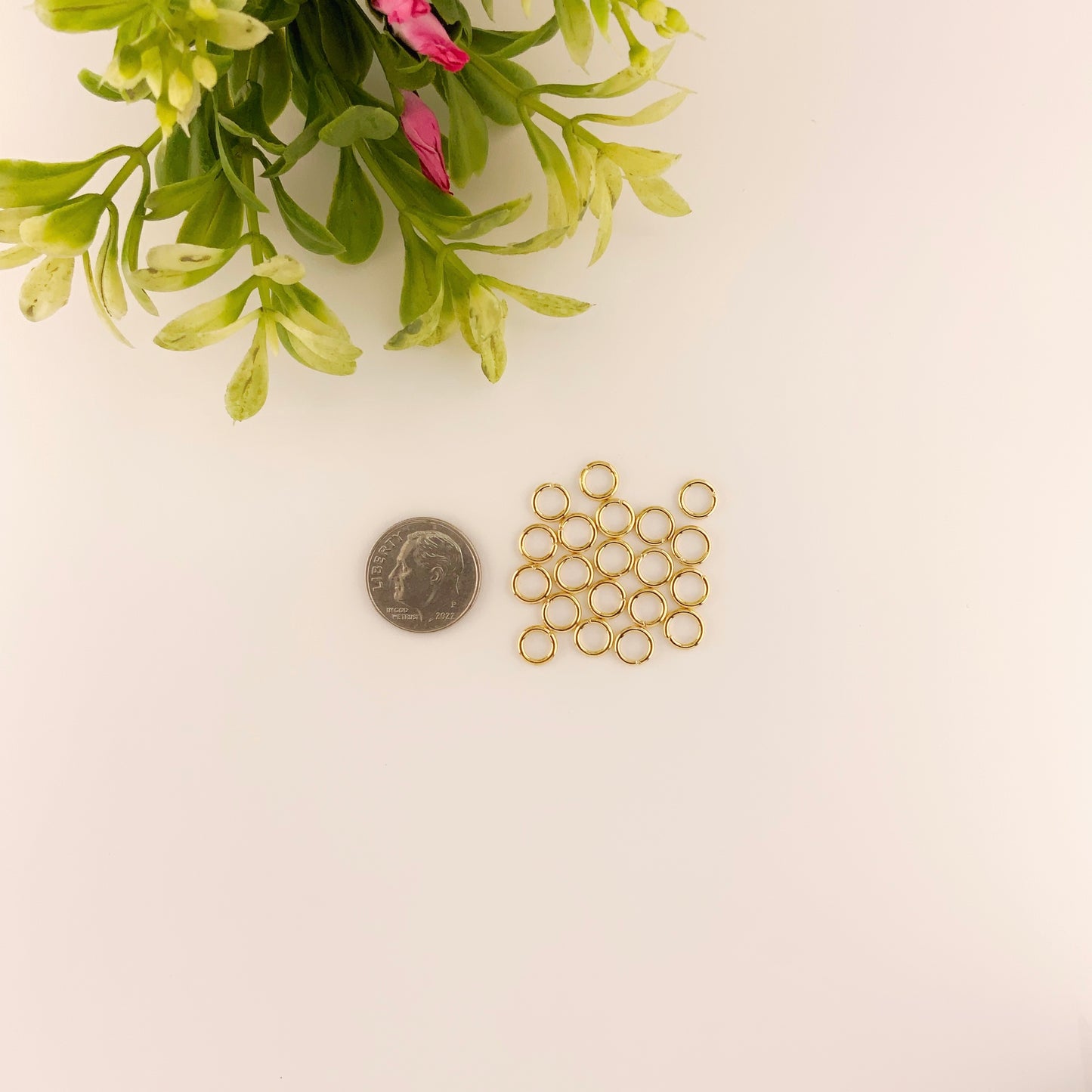 Gold Stainless Steel Jump Rings for Jewelry Making – Multiple Sizes & Wire Gauges